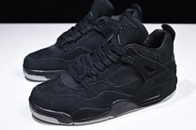 Rep Air kaws 001 930155 black 4 retro Jordan Nike 0512